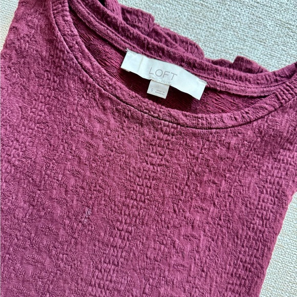 Puff blouson sleeve sweater. Long sleeves. Round neck. Versatile piece. - Picture 3 of 7